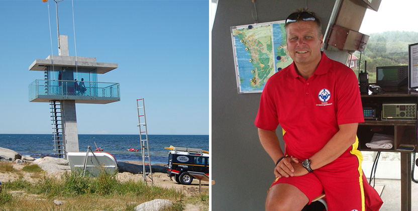 Mikael Axelsson livräddare tranås Tylösand