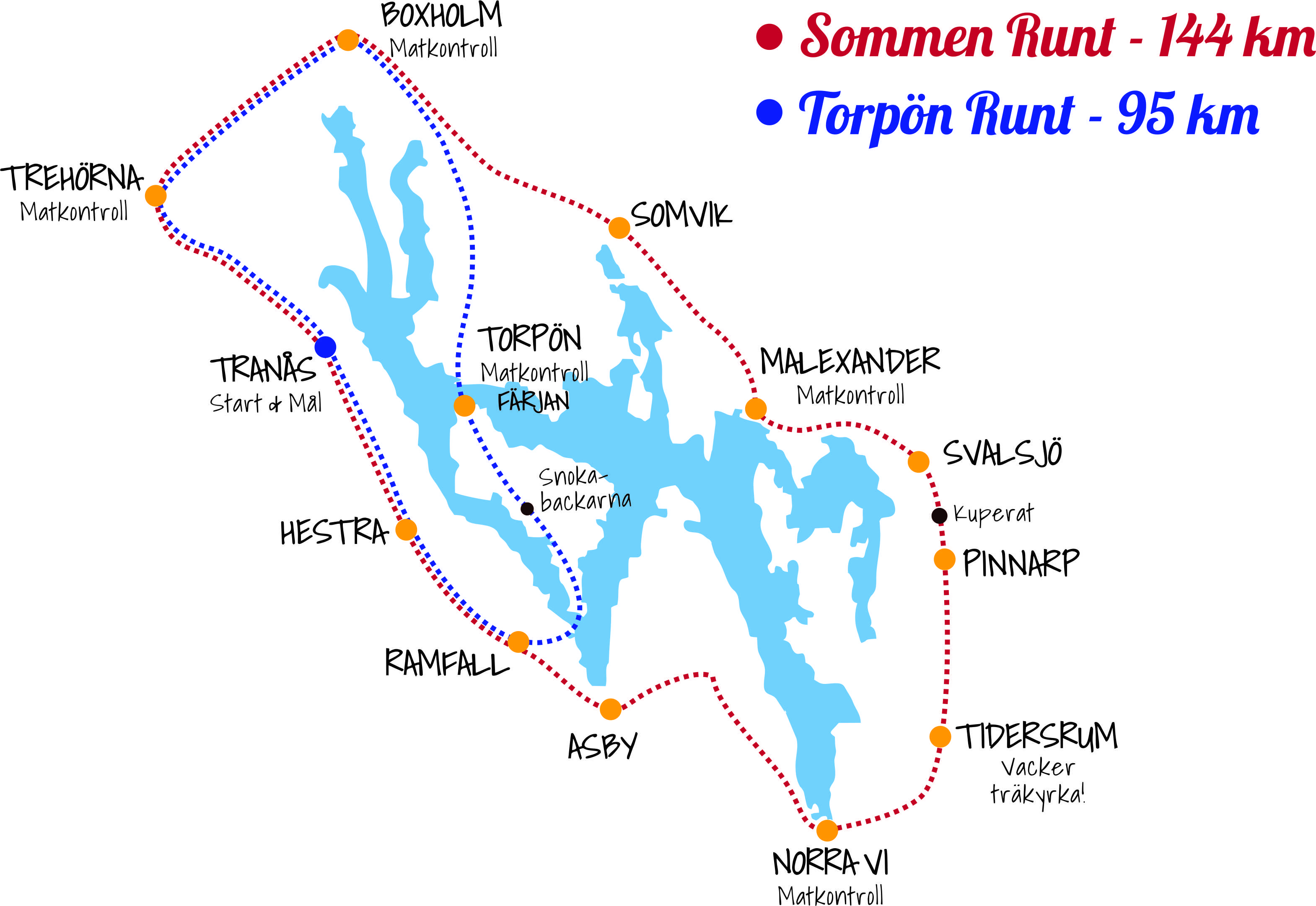 karta över sommen runt