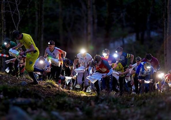 Orienterare med nattlampor