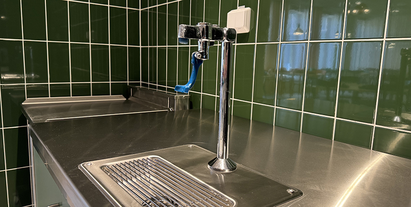 Närbild på en vattenkran.